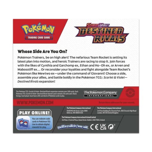 Pokemon TCG Scarlet and Violet Destined Rivals Booster Display Box ENG - Image 2